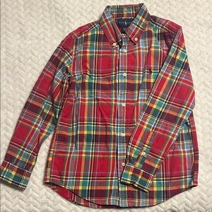 Ralph Lauren Boy’s Multicolor Plaid Button Down Shirt